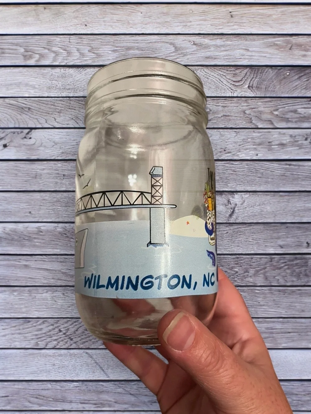 Collectible Crazy Mason Wilmington NC mason jar